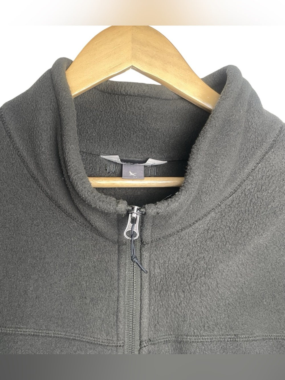 Eddie Bauer Men's Polartec Fleece Full Zip w/Zip Pockets Spruce Green Size 2XL - Picture 4 of 16